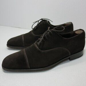 Magnanni Cap Toe Suede Leather Oxfords Men's Footwear Shoes Derby Morocco Sz 10